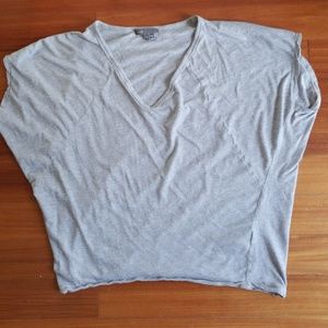 Vince gray cropped tshirt.  Large.
